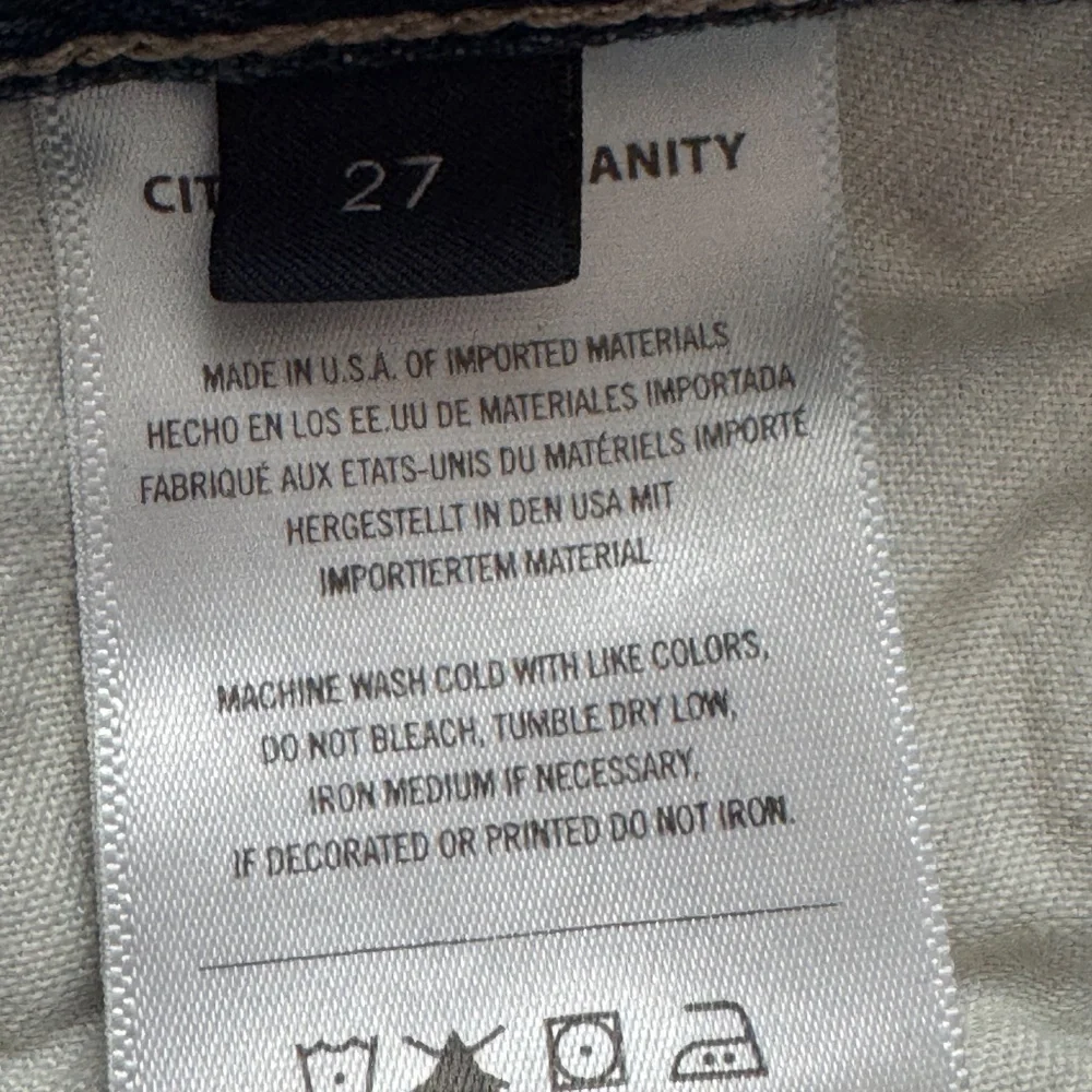 Citizens Of Humanity Wide Leg Blue Denim Jeans - Picture 10 of 13